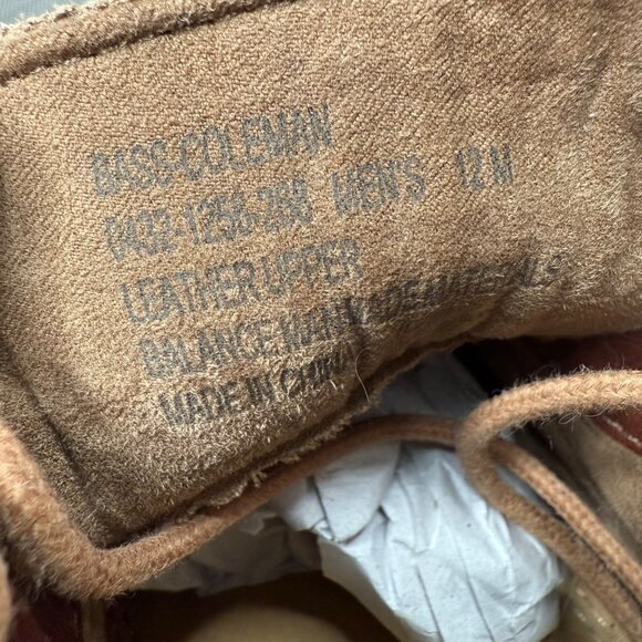 G.H. Bass & Co. Mens 12M Bass-Coleman Leather Upper Suede Boots - Picture 6 of 8